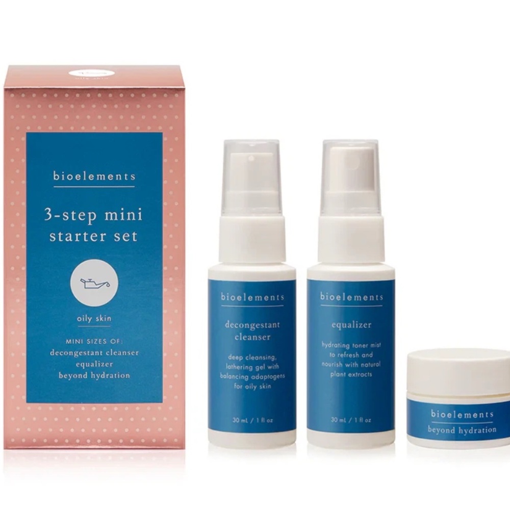 Bioelements 3-Step Mini Starter Set Oily Skin Care Gift Sets